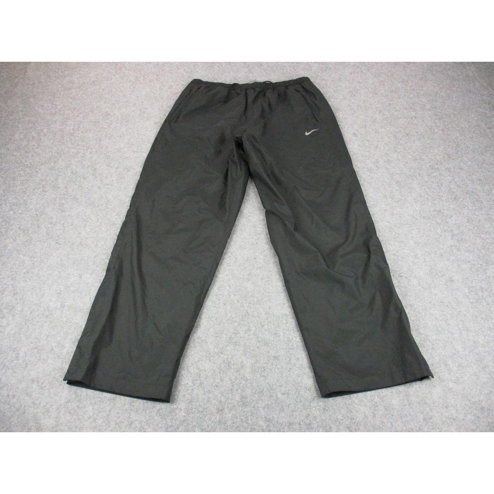 Nike Pants Mens 2XL XXL Black Storm Fit Wide Leg Rain Golf Windbreaker Track